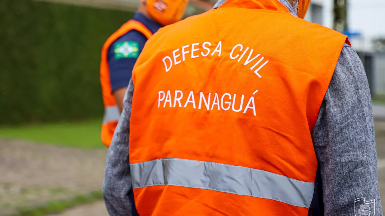 Defesa Civil alerta para chuvas intensas nos próximos dias em Paranaguá