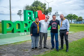 Campori Day reúne cerca de 500 Desbravadores no Aeroparque de Paranaguá