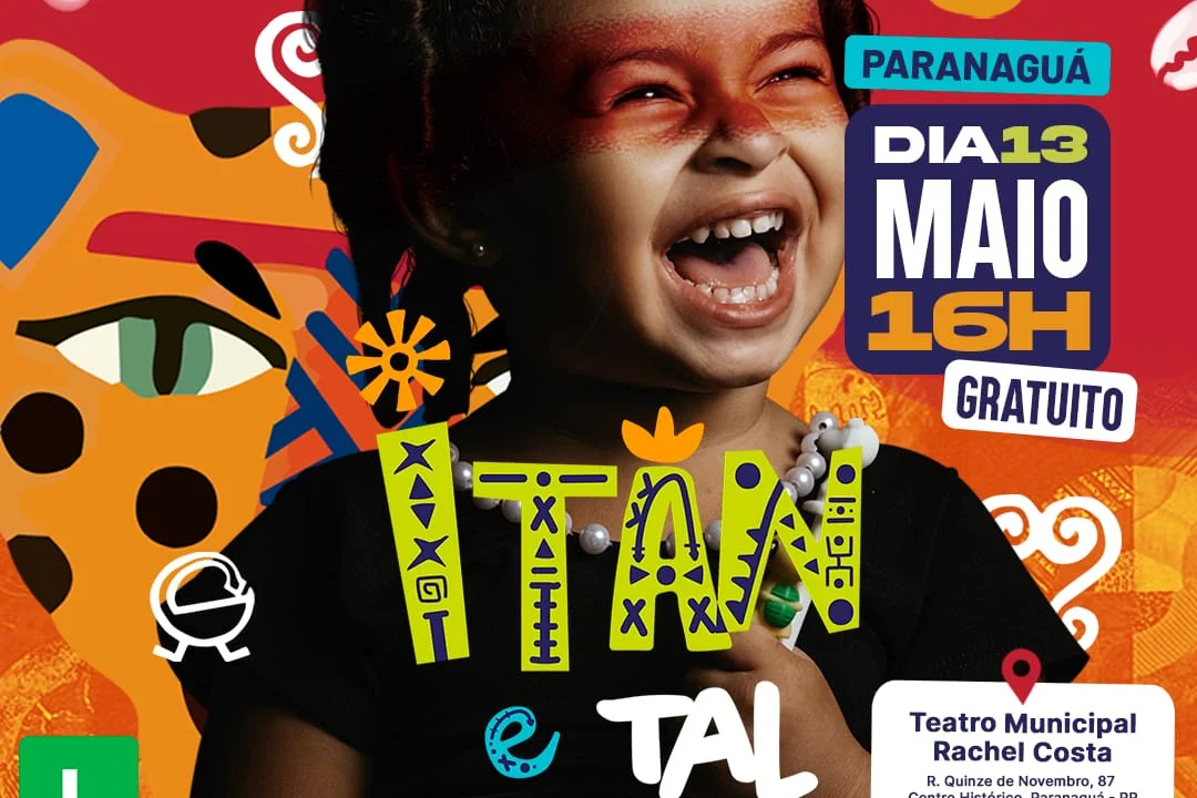 Paranaguá recebe o espetáculo “Itan e Tal” neste sábado