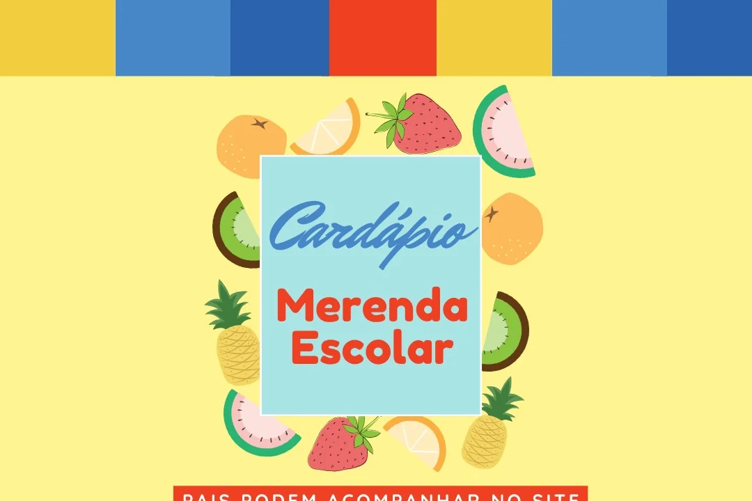 Prefeitura disponibiliza cardápio servido nos Cmeis e escolas municipais