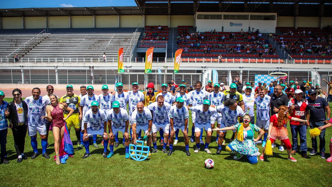 Futebol das Estrelas movimentou o Estádio Gigante do Itiberê no último sábado, 28
