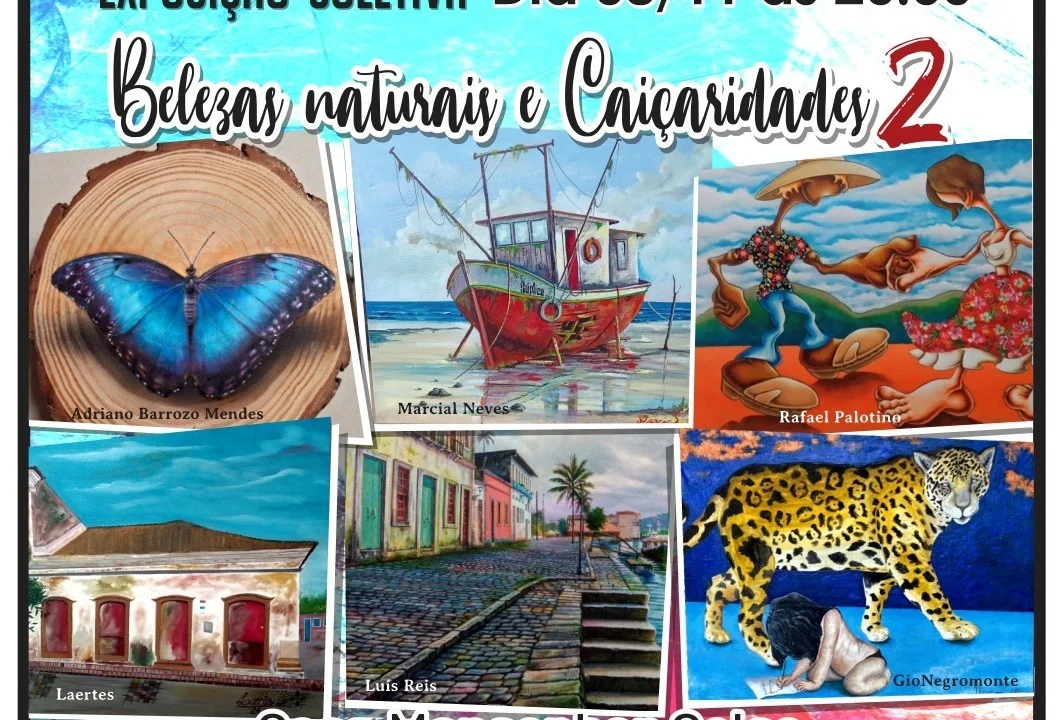 Exposição “Belezas naturais e Caiçaridades II” abre na próxima sexta-feira, 08