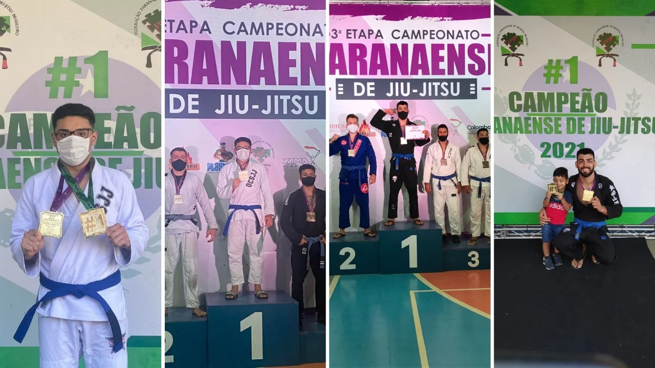 Atletas parnanguaras dominam a 3ª Etapa do Campeonato Paranaense de Jiu-Jitsu