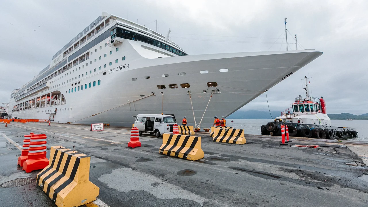 MSC Cruzeiros faz última parada em Paranaguá na temporada 2023/2024