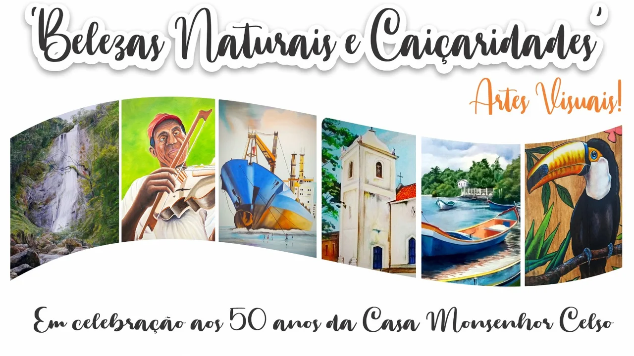 Exposição coletiva “Belezas Naturais e Caiçaridades’’ inicia na próxima terça-feira, 07