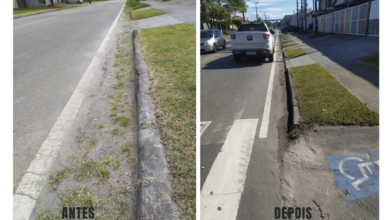 Secretaria do Meio Ambiente faz manutenção em ruas da cidade