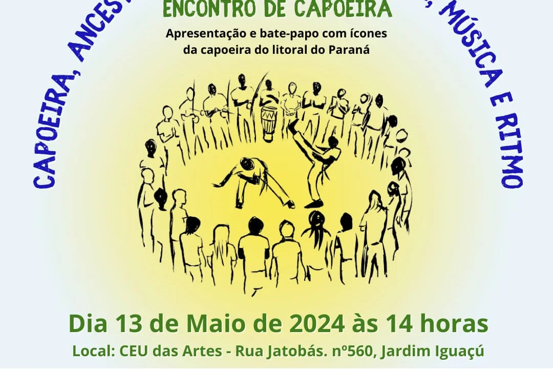 Paranaguá tem roda de conversa e capoeira na segunda (13)