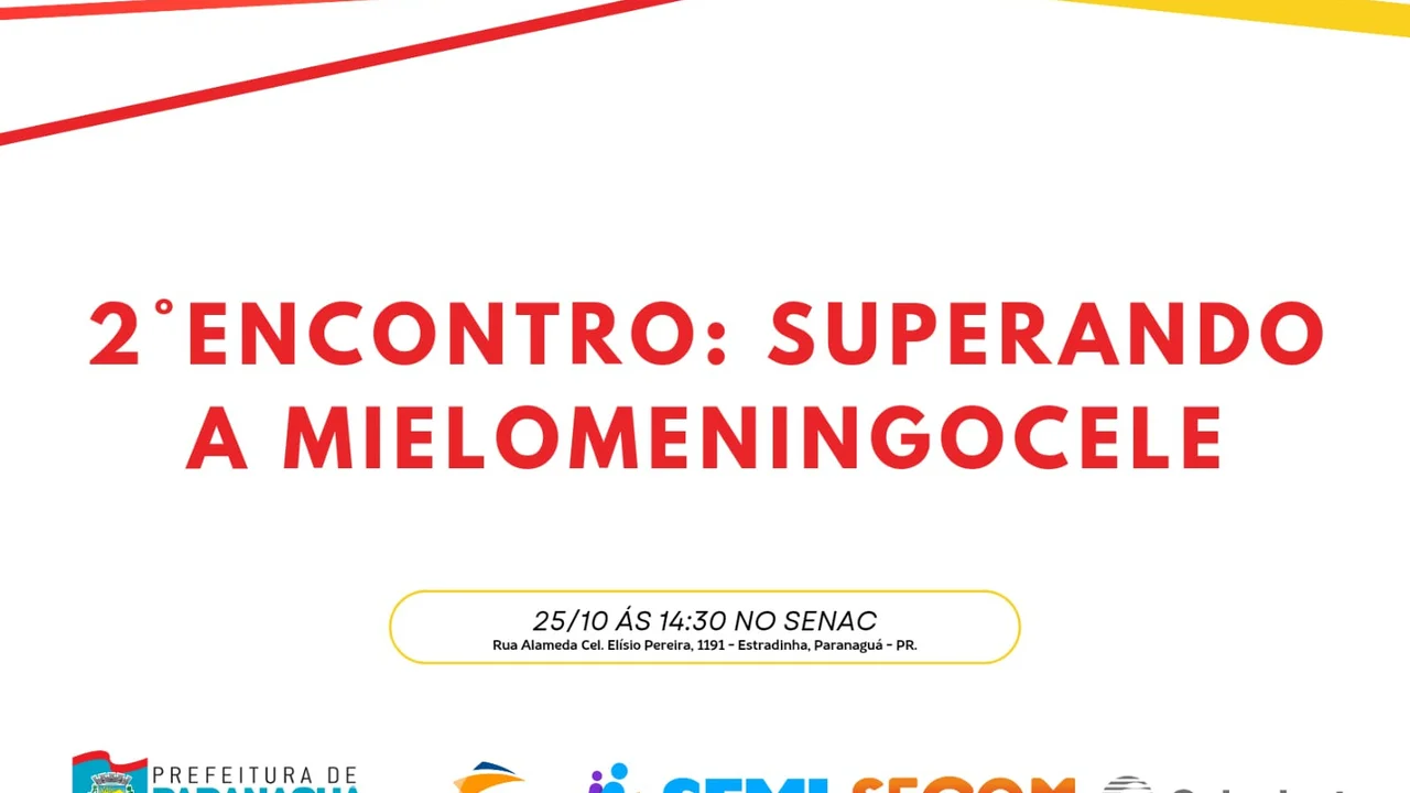 Dia 25 acontece evento de conscientização da mielomeningocele em Paranaguá