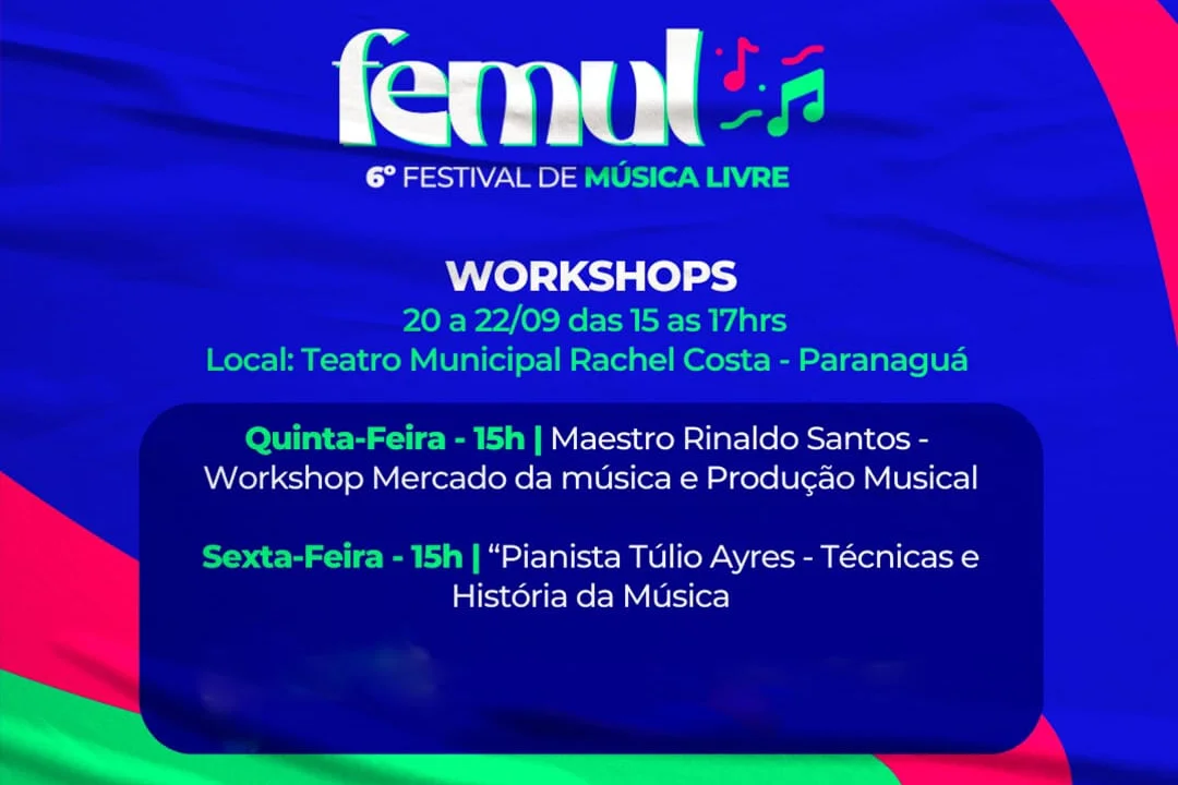 Workshop sobre técnicas e história da música movimenta o FEMUL