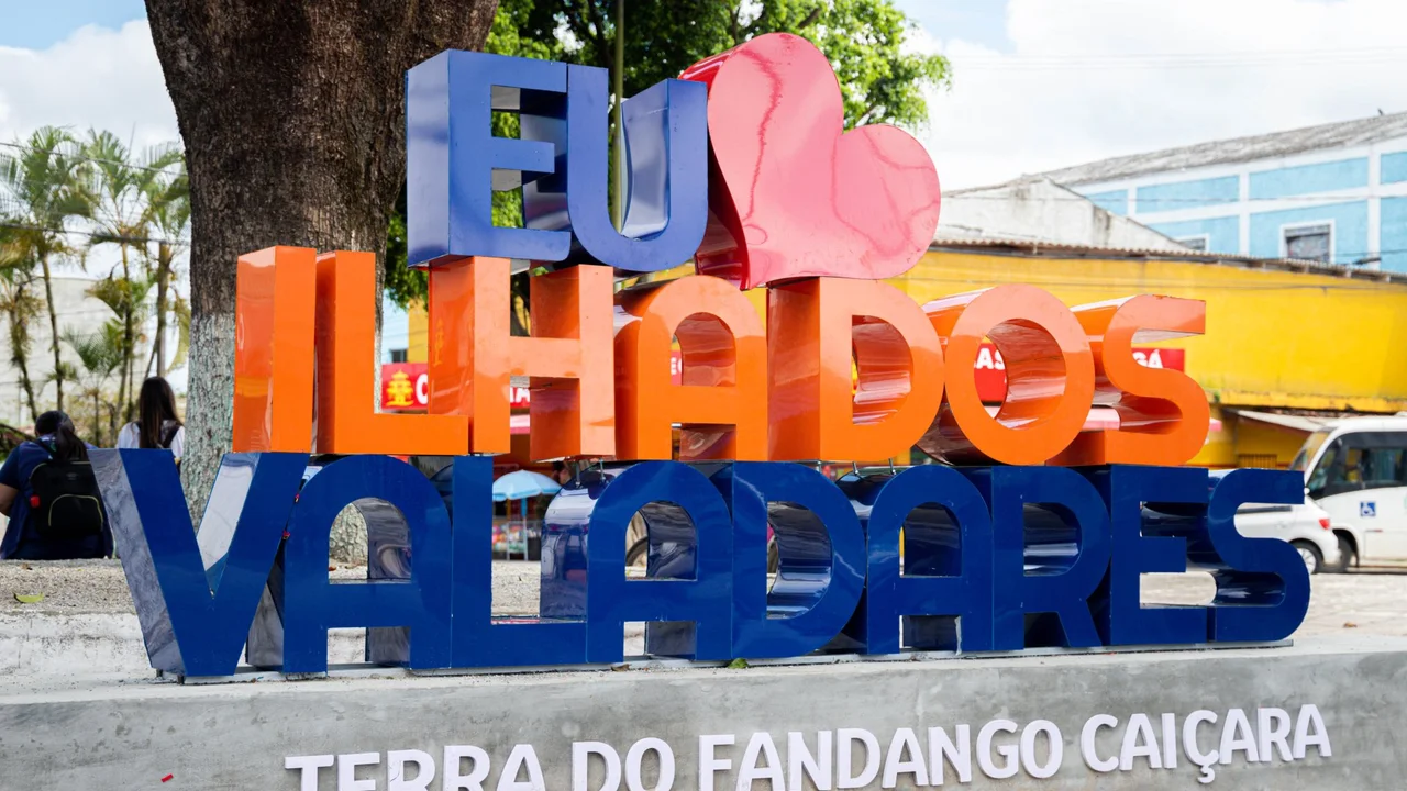 Letreiro na Ilha dos Valadares passará por manutenção