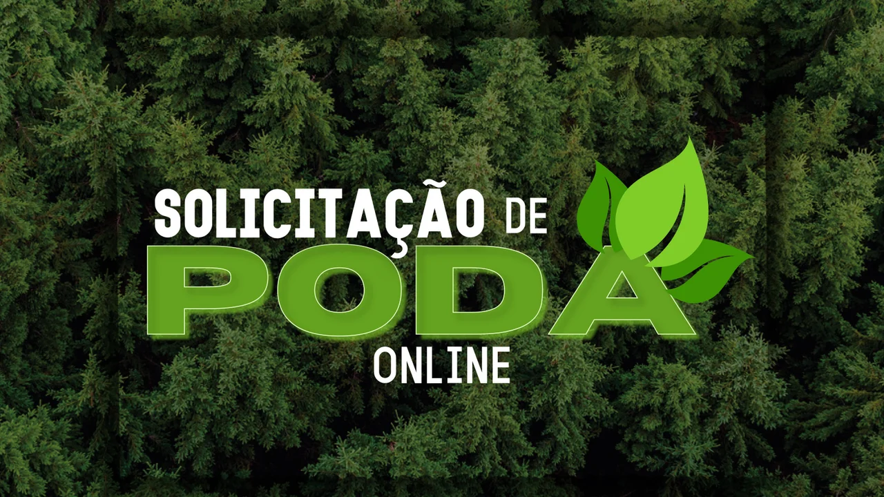 População pode solicitar poda de árvores em área pública através de meios virtuais
