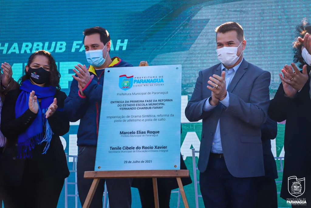 Paranaguá 373 anos: Primeira fase da reforma do Estádio Fernando Charbub Farah é entregue