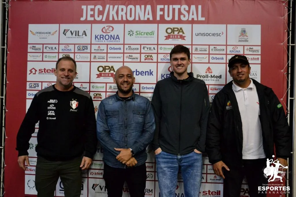 Secretaria de Esportes fecha parceria com o JEC Futsal para mandar dois jogos da Liga Nacional na Arena Albertina Salmon