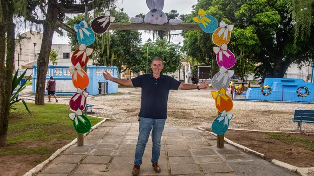 Prefeitura realiza Páscoa Encantada na Praça dos Leões
