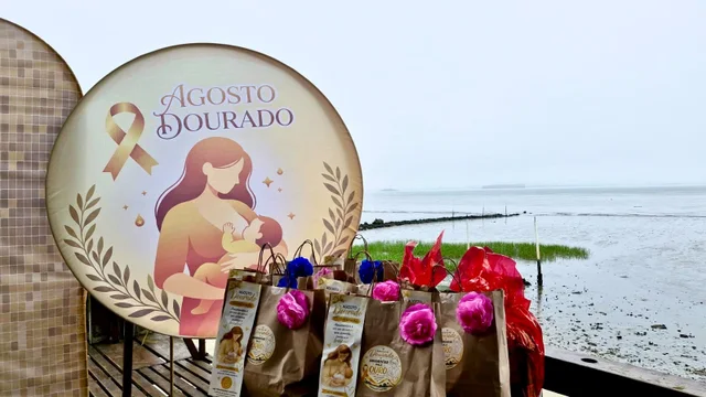 Agosto Dourado leva orientação sobre amamentação e cuidados com a saúde infantil à Comunidade do Amparo