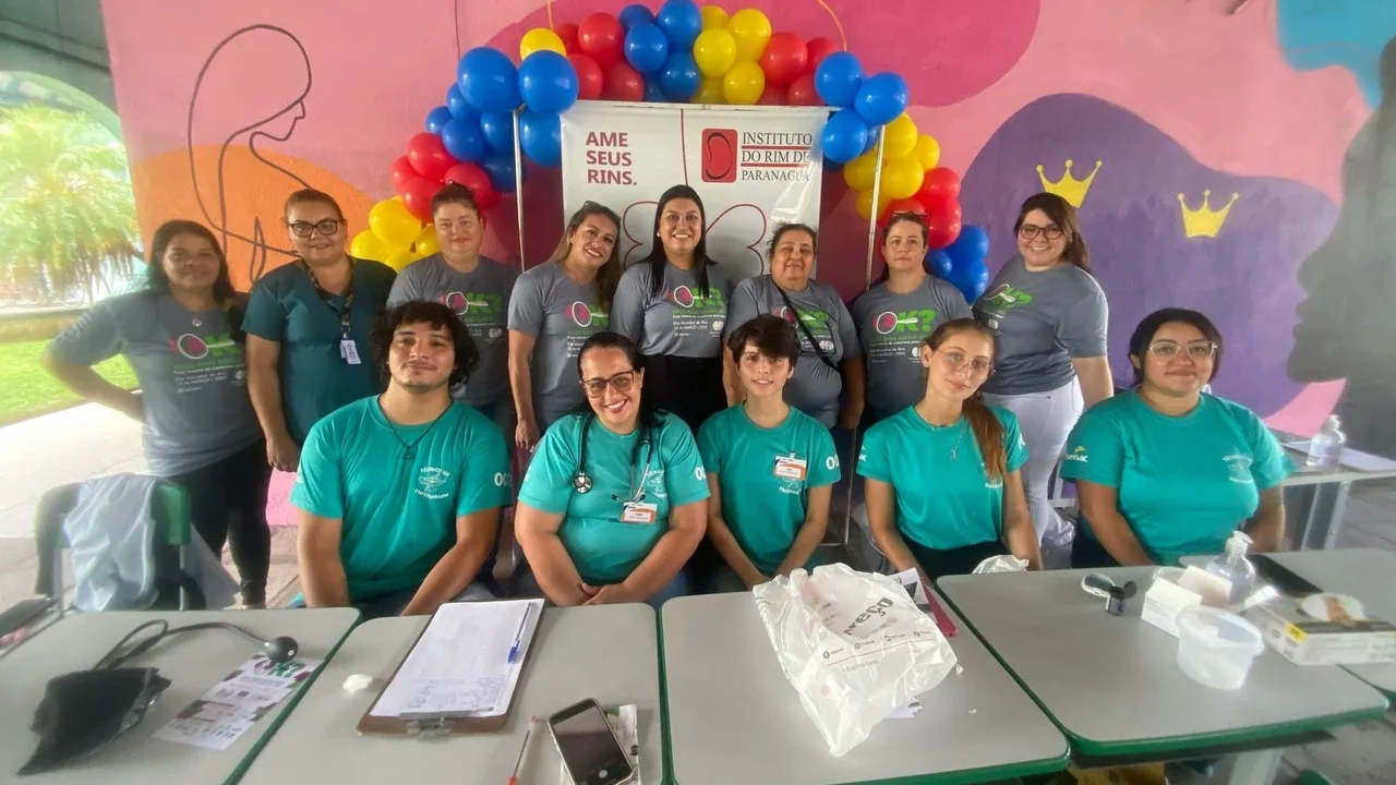 Ação de saúde em Paranaguá previne doenças renais com exames e orientações à população