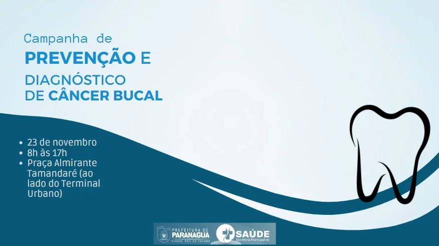 6.ª Campanha de prevenção e diagnóstico do câncer bucal acontece nesta quinta-feira, 23