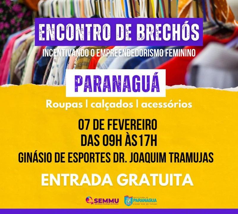 Secretaria da Mulher realiza o Encontro de Brechós