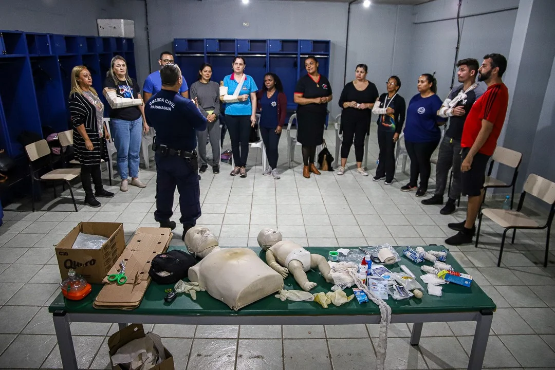 Profissionais de educação tem qualificação como brigadistas