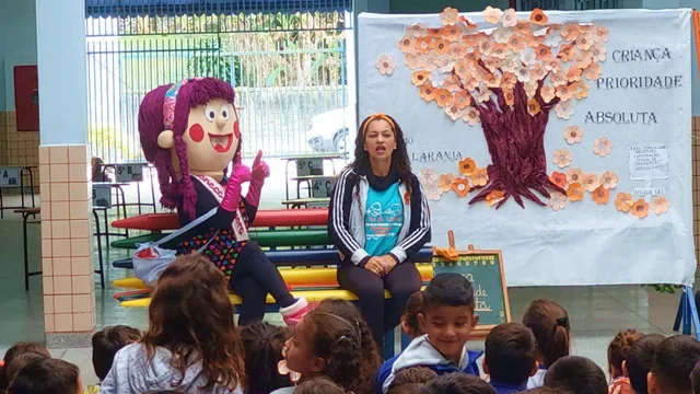 Escola Municipal Nascimento Júnior realiza programação especial do Maio Laranja com foco na proteção de crianças e adolescentes