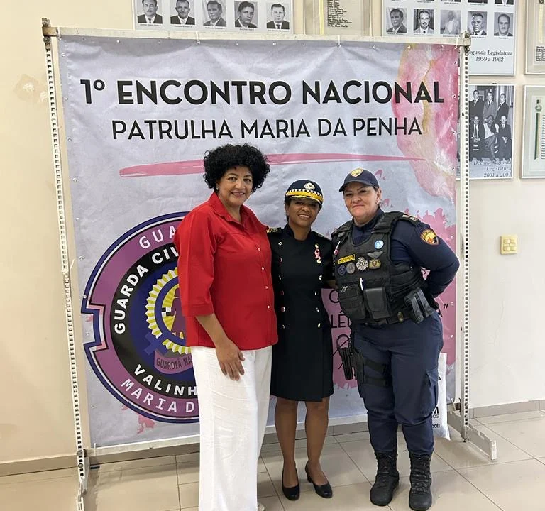 Coordenadora da Patrulha Maria da Penha representa Paranaguá em encontro nacional em São Paulo