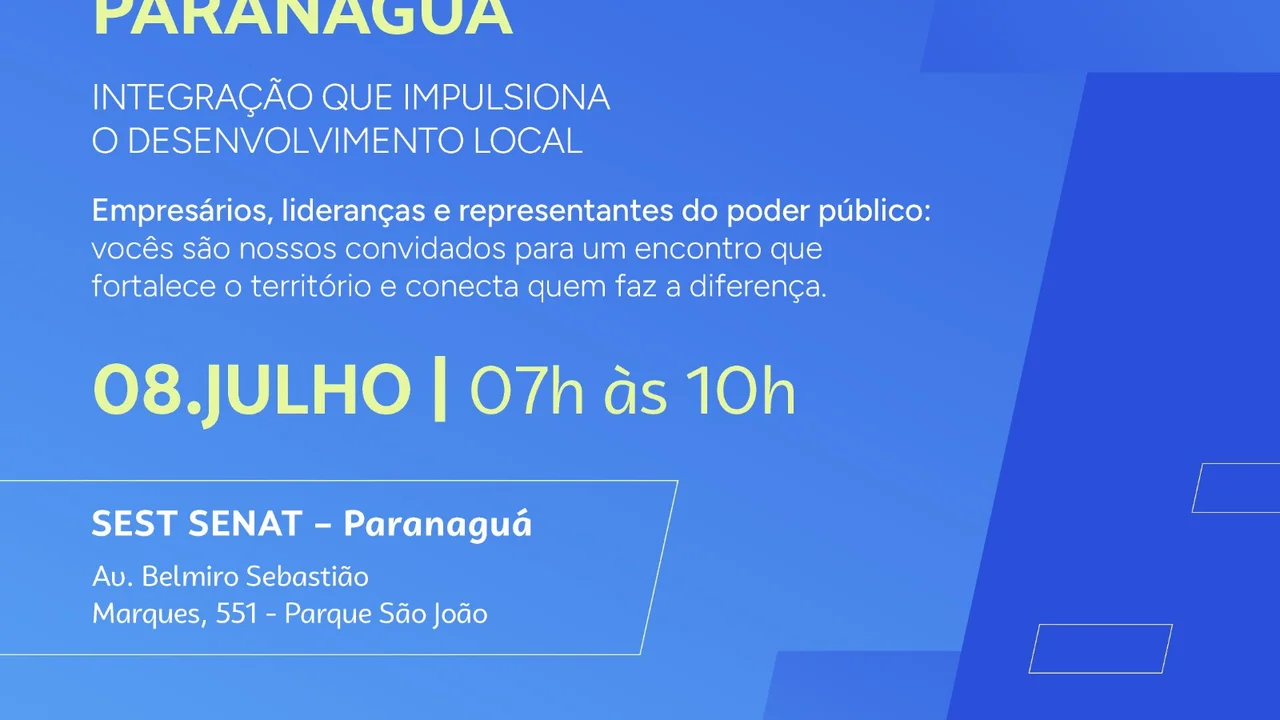 Paranaguá sedia evento do Sistema S para fomentar o desenvolvimento regional do Litoral