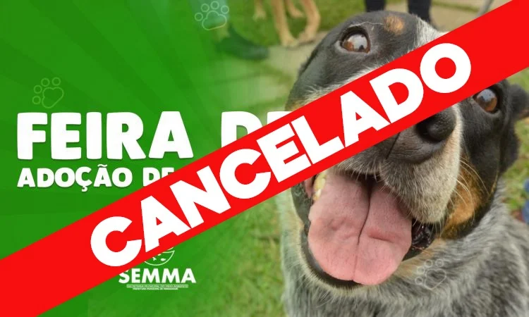 Cancelada feira de adoção de animais que acontece neste fim de semana