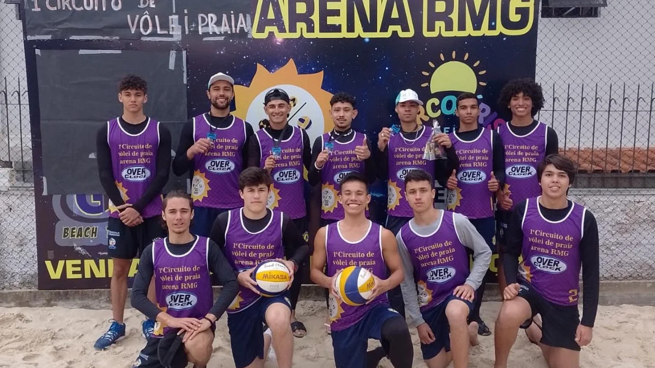 Paranaguá conquista pódio durante a 1ª etapa do Circuito de Vôlei de Praia da Arena RMG