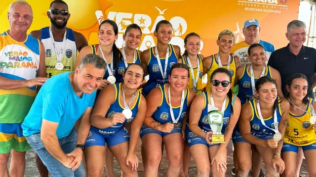Paranaguá vence final do Circuito Paranaense de Handebol de Areia