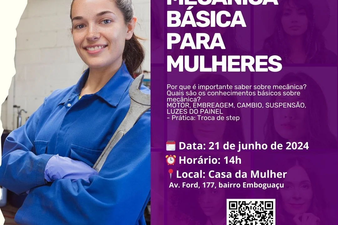 Secretaria da Mulher promove Oficina de Mecânica Básica para Mulheres