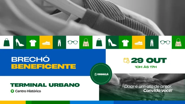 Prefeitura de Paranaguá promove Brechó Solidário para apoiar famílias em vulnerabilidade social
