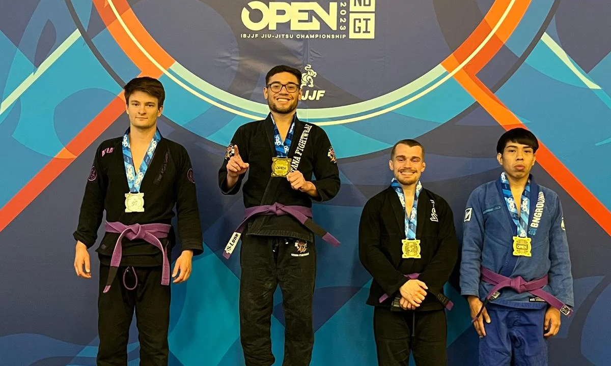 Conquistando o mundo: Juninho Pitbull, atleta bolsista de Paranaguá, conquista título durante o Indianapolis International Open de Jiu-Jitsu