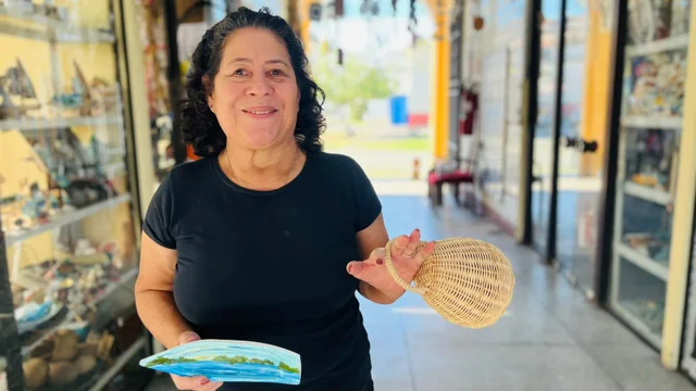 Artesãos do Mercado do Artesanato transformam cipó-imbé em artes