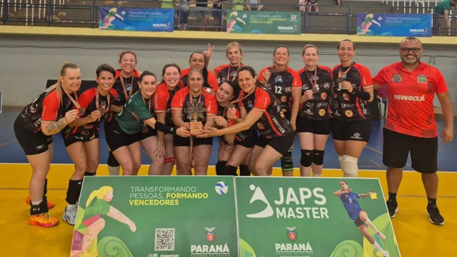 Paranaguá conquista pódios e resultados expressivos na 5ª edição dos Jogos Abertos Master do Paraná
