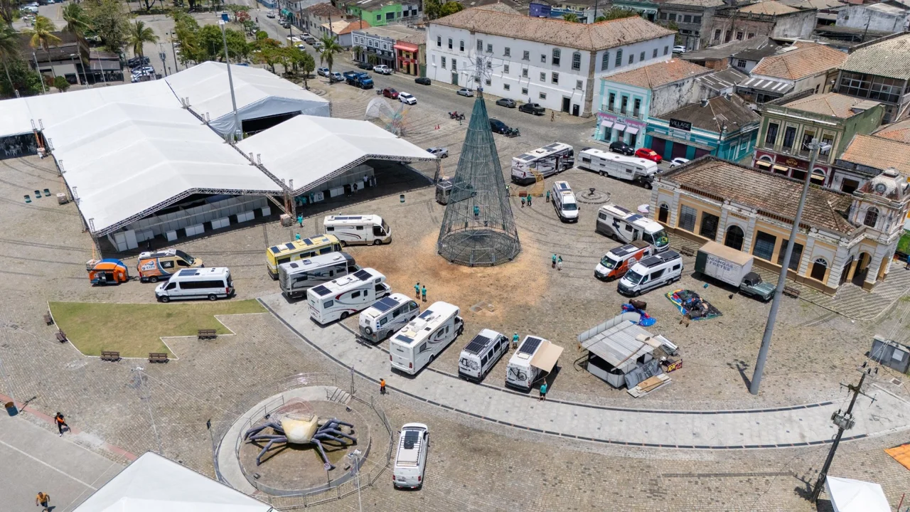 Paranaguá recebe caravana inédita de motorhomes do Circuito Caminhos do Paraná