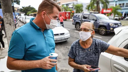 O prefeito Marcelo Roque acompanhou os trabalhos