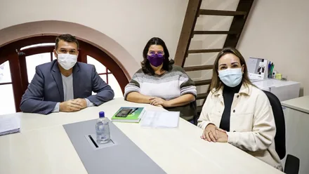 Os dois assuntos foram apresentados para a vereadora Vandecy Dutra pelo prefeito Marcelo Roque e a secretária de Saúde Lígia Cordeiro