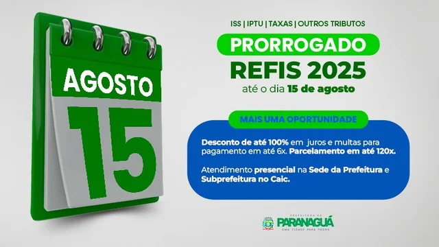 Últimos dias para aderir ao Refis 2025 com opções especiais