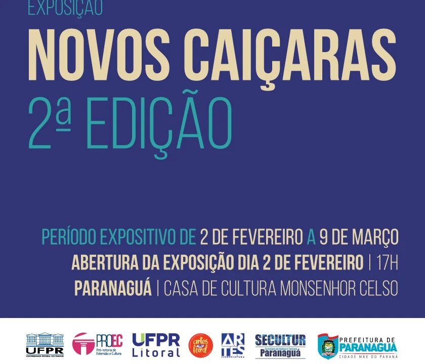 Exposição “Novos Caiçaras – 2ª edição” abre nesta quinta-feira, 02