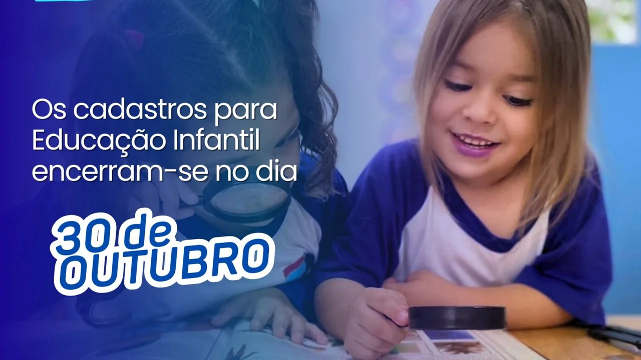 Última chamada para cadastro único na Educação Infantil