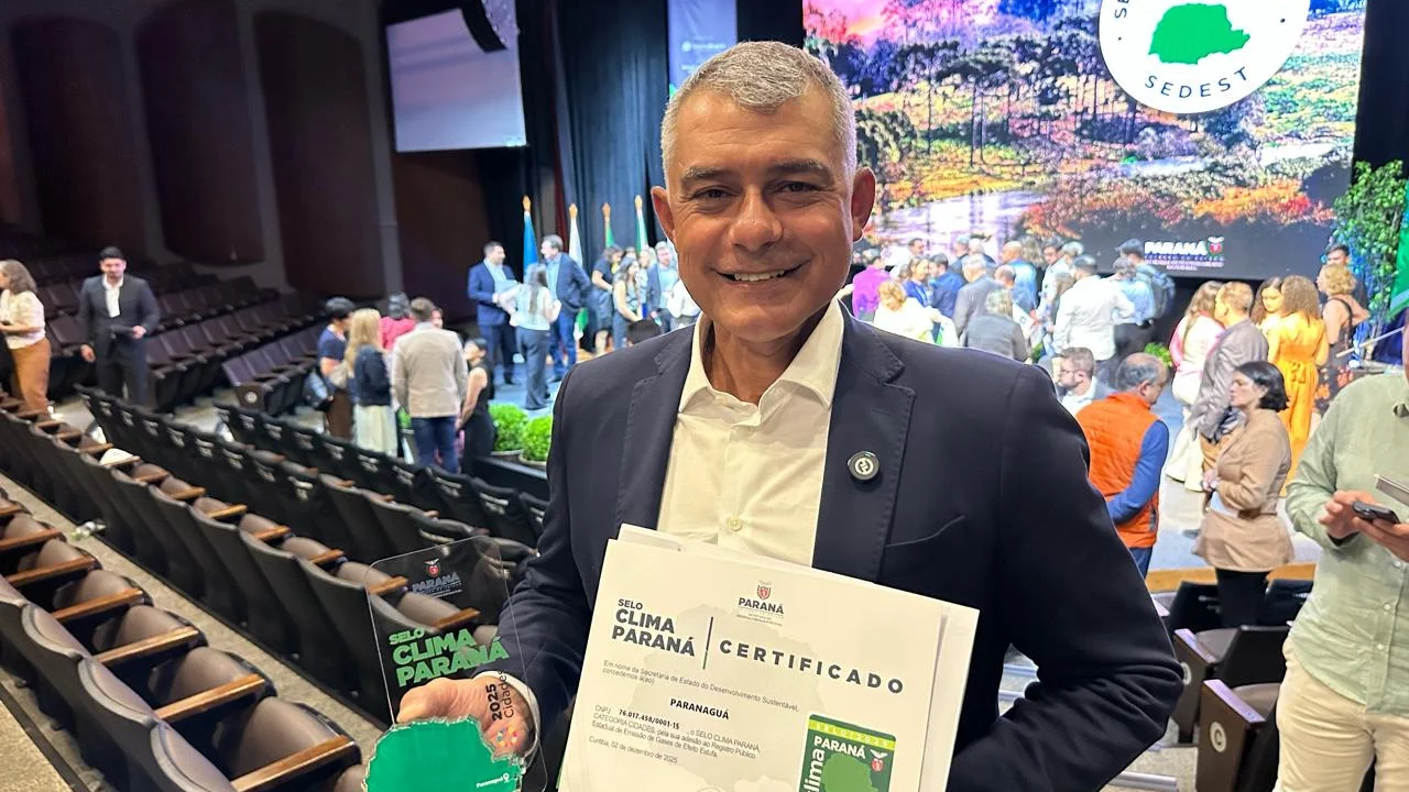 Selo reconhece avanços ambientais e reforça compromisso de Paranaguá com sustentabilidade