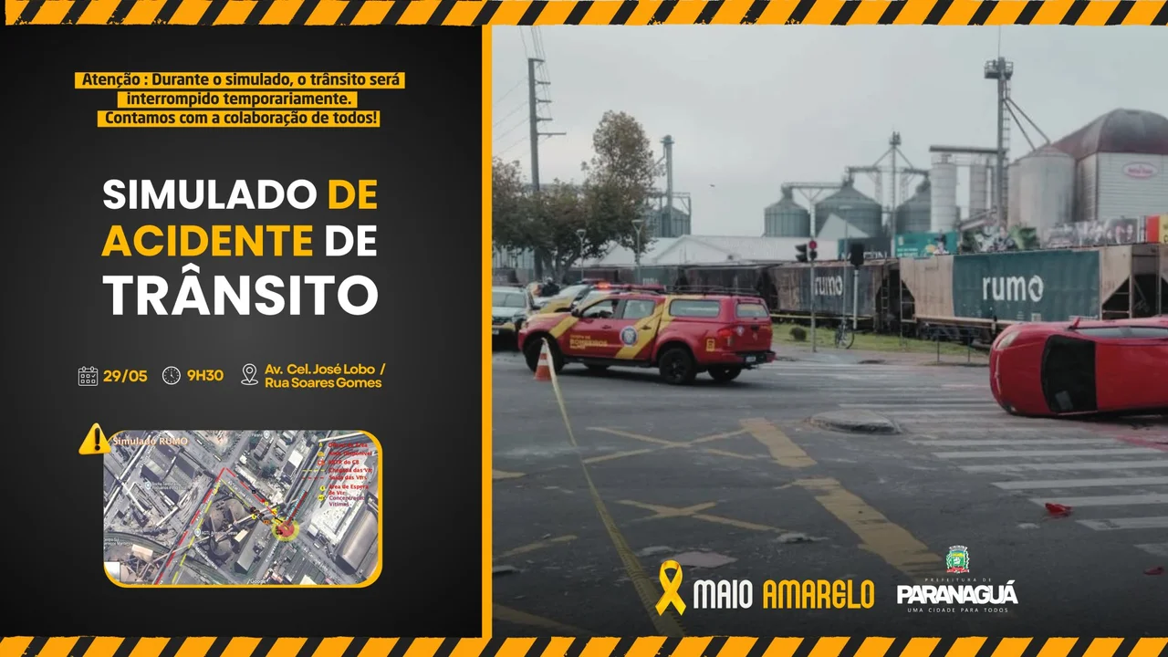 Simulado de acidente ferroviário mobilizará equipes de emergência em Paranaguá