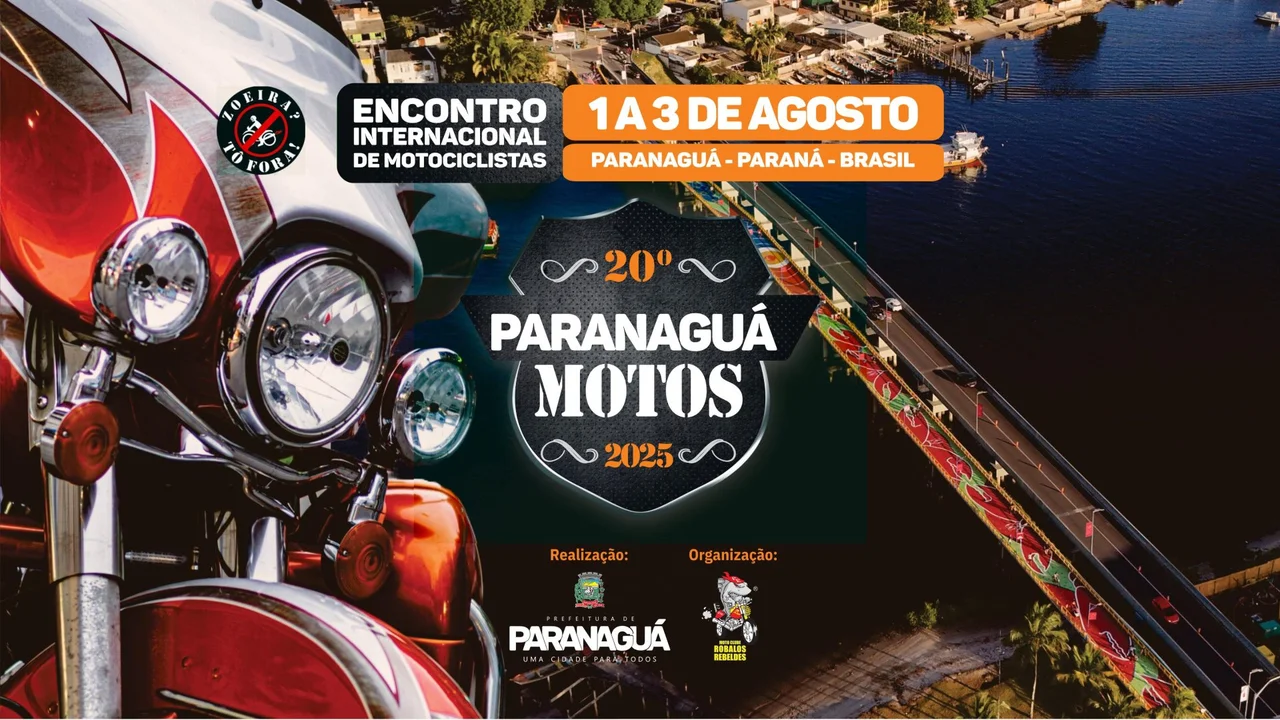 20º Paranaguá Motos retorna com show nacional da banda Tihuana e programação cultural neste fim de semana
