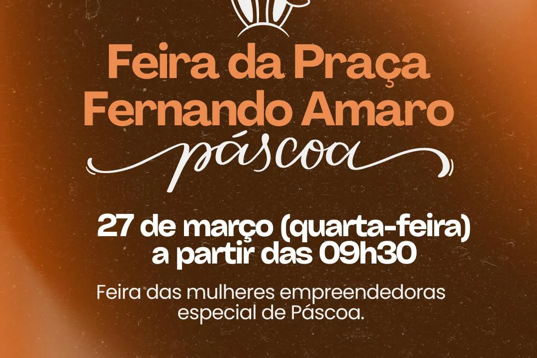 Dia 27 acontece Feira de Páscoa das Artesãs