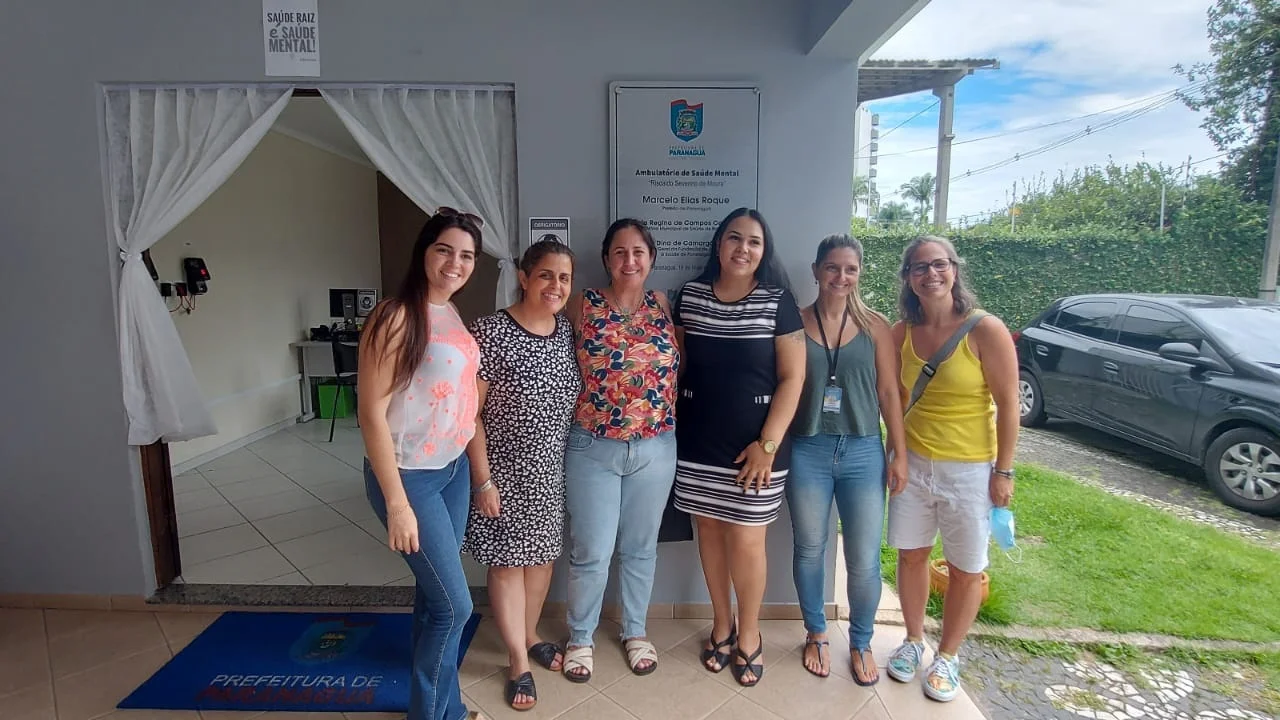 Equipe de Saúde Mental de Guaratuba visita espaço da Fasp em Paranaguá