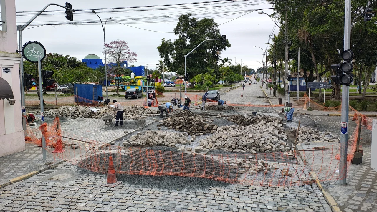 Obras na descida da Catedral devem ser concluídas nos próximos dias