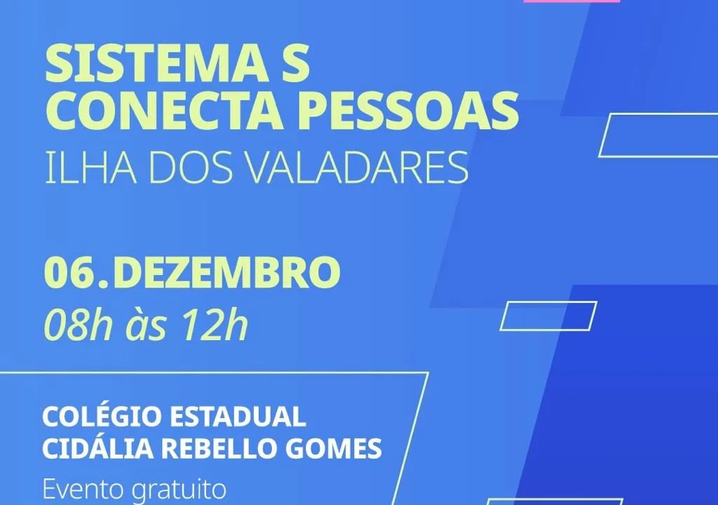 Sistema S Conecta pessoas na Ilha dos Valadares