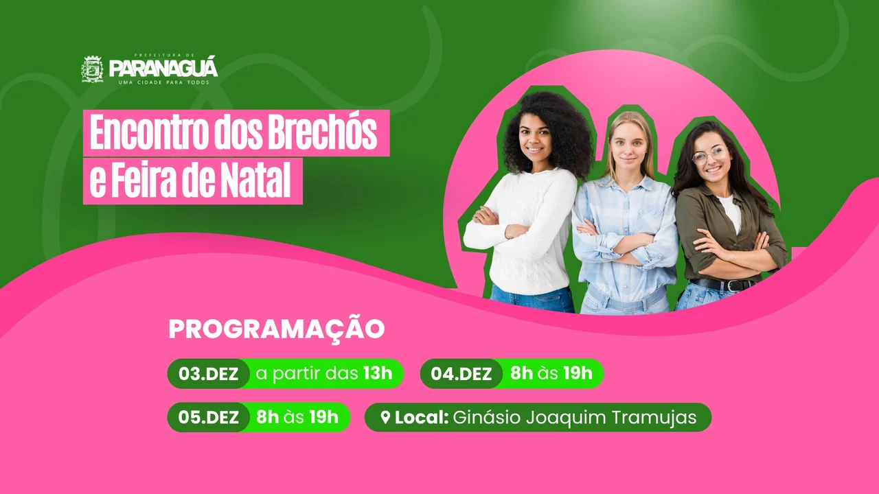 Paranaguá recebe Encontro de Brechós com novidade da Feira de Natal