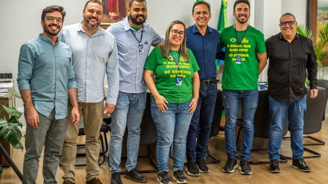 Prefeito Adriano Ramos recebe representantes da nova loja Havan