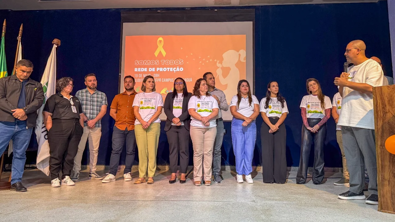 Evento de combate à violência contra crianças e adolescentes é realizado em Paranaguá